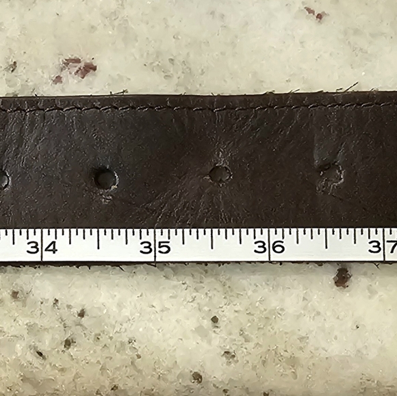 Bed Stu Brown Leather Woven Belt Women Size M - Picture 11 of 11